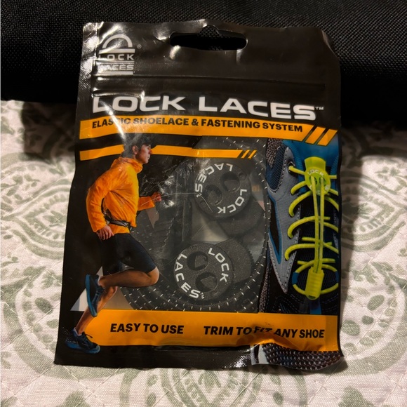 🆕 Lock Laces black - Picture 1 of 4